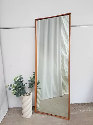 Vtg Mid Century Hallway Floor Mirror Danish Scandi Design Retro #2454 • £190