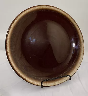 Nelson McCOY Pottery Co. VTG Brown Drip Glazed 10 1/4  DINNER PLATE. Real McCoy! • $14.77