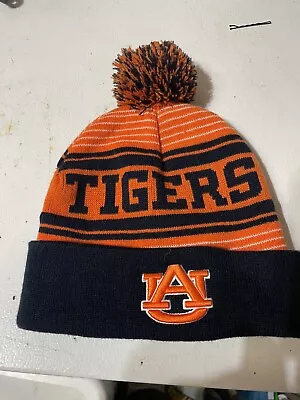 Auburn Tigers Beanie With Pom Winter Knit Hat Cap Toque • $9.77