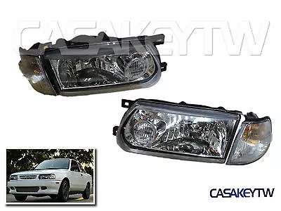 $186.55 • Buy New 1991 92 93 1994 Clear Headlights Corner Lamp Lights For Nissan B13 Sentra
