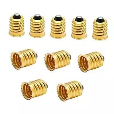 10 Pack E14 To E12 Adapter Converter European To Candelabra Reducer Pure  • $13.61