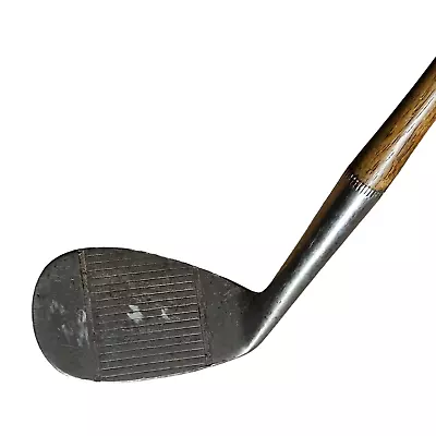 Burke Newark Ohio Niblick Hickory Wooden Shaft Golf Club Vintage Antique Rare • $60