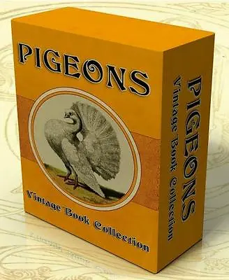 PIGEONS 52 Vintage Books On CD Squabs Breeding Management Homing Dovecotes  • $7.57