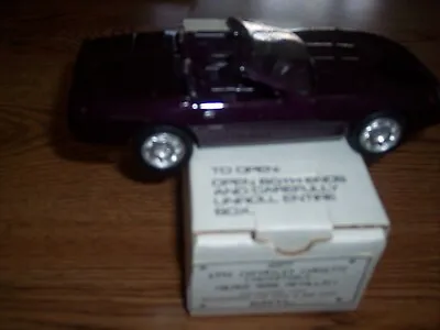 1992 Black Rose Metallic Corvette Promo Car - AMT/ERTL  6577 -New In Box TM • $14