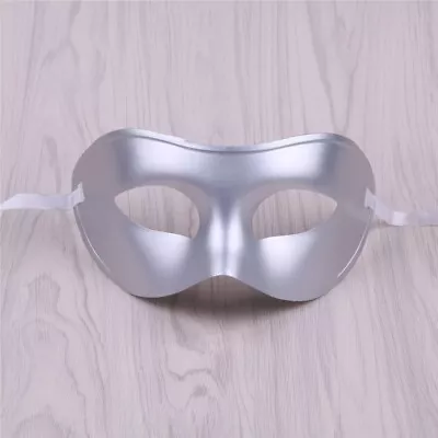 Men Masquerade Eye Mask Costume Half Face Mask Makeup Props Party Fancy Dress • £2.82