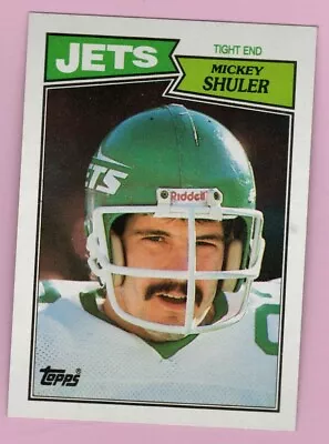 1987 Topps Football #133 Mickey Shuler New York Jets Tight End • $1.39