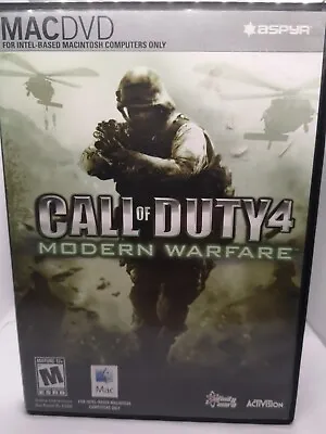 Call Of Duty 4 Modern Warfare (Mac) US Import Tested & Complete ☆ FREE FAST POST • £5.97