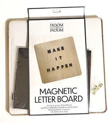 Magnetic Letter Board By Room 2 Room 145 Magnetic Letters & Symbols 11.5x11.5 • £20.44