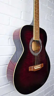 Freshman Fa1fp Purple Folk Acoustic Guitar • £139.99