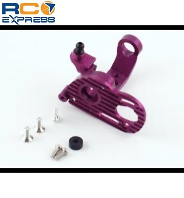 GPM Racing HPI Micro RS4 Purple Aluminum Motor Mount W Heat Sink MH1307 • $19.08