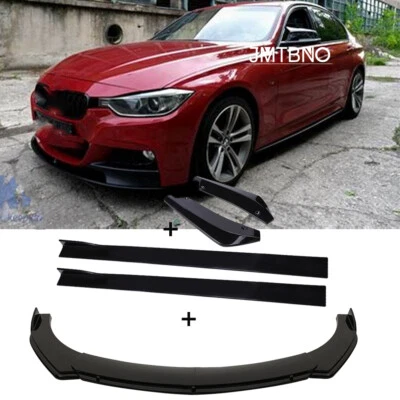 Front Bumper Chin Lip Rear Spats Splitter Side Skirt For 3Series E90 E91 F30 F31 • $181.67