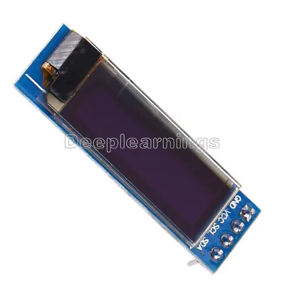 0.91'' 128x32 IIC I2C White OLED LCD Display DIY Module 3.3V 5V For PIC Arduino • $1.85