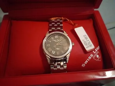 Swiss Legend Diamonds Watch Man's New In Case Beautiful 234 Diamonds Never Used  • $315