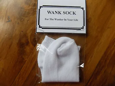 £2.95 • Buy Wank Sock Funny Rude Birthday Joke Present. 18th 21st 30th 40th 50th 60th
