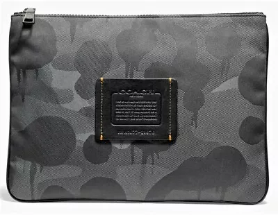 COACH 'Wild Beast Camo' Men's Large Multifunctional Printed Textile Pouch *NWT* • $200