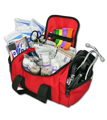 Lightning X Value Compact Medic First Responder EMS/EMT Stocked Trauma Bag W/Sta • $109.99