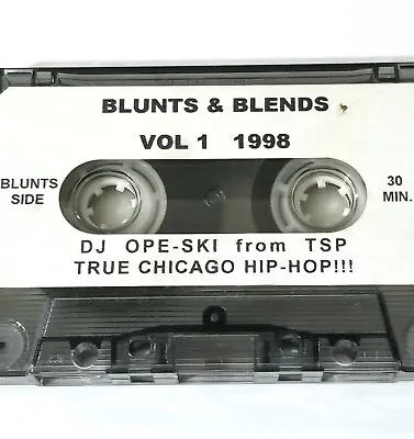 DJ OPE-SKI 1998 CHICAGO RAP MIXTAPE CASSETTE TAPE RECORDS INDIE HIPHOP 90 Lp 12  • $165