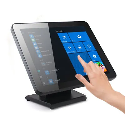 17  Capacitive LED Backlit Multi-Touch POS Monitor Flat Seamless No Driver Need • $146.30