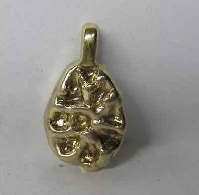 *** 14k Solid Gold Nugget Pendant 5.7 Grams****** • $299.95