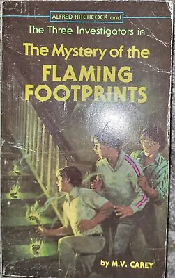 Alfred Hitchcock & The 3 Investigators Mystery Of The Flaming Footprints 1971 • $7.99