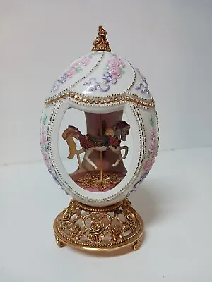 Franklin Mint House Of Faberge Musical Carousel Egg • $90