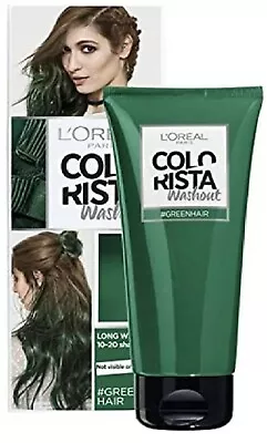 £5.75 • Buy L'oreal Colorista Washout Semi-Permanent Hair Colour Green 020 80ml
