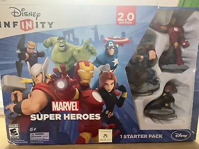 Disney INFINITY Marvel Super Heroes 2.0 Edition Video Game Starter Pack Xbox 360 • $20