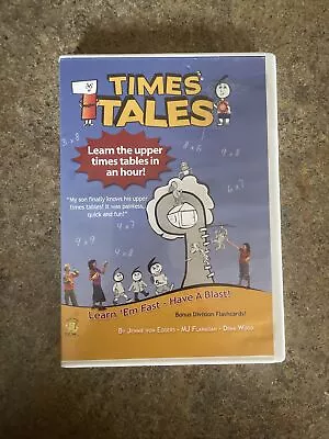 Times Tales: Learn The Upper Times Tables In An Hour (DVD + CD-ROM 2 Disc Set) • $8.99