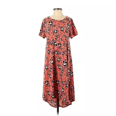 LuLaRoe Carly Swing Dress High/Low Size Small (Oversized) Minnie Mouse Print • $25