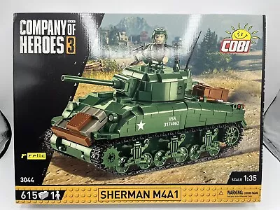 Cobi 3044 Company Of Heroes Sherman M4 A1 Tank 615pcs • $87.11