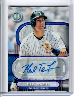 2024 Topps Tribute MARK TEIXEIRA Certified Autograph Card 33/50 PURPLE Yankees • $1.26