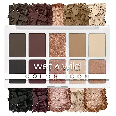 Wet N Wild Color Icon Eyeshadow Makeup Palette 10 Pan; New Fast Free Shipping • $10.99