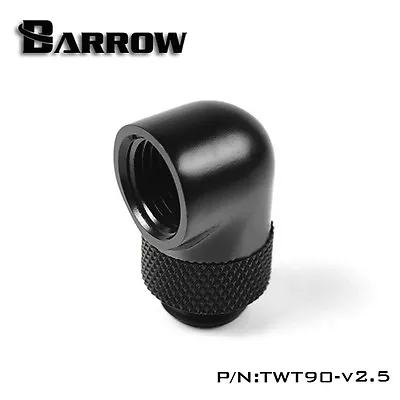 Barrow G1/4  90 Degree Right Angle Rotating Rotary Elbow TWT90 • $6.49