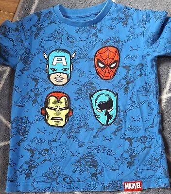 Boys Marvel T Shirt Size 6 Years • £2