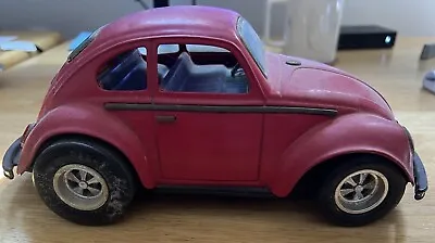 Vintage 1970 Taiyo VW Super Bug Tin Bump N’Go Toy Car • $80