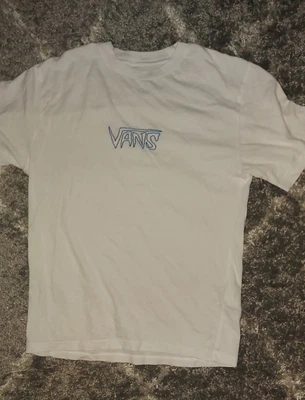 £8.42 • Buy Vans Womens T Shirt 12-14 L White Cotton Short Sleeve Crew Neck Tee Top