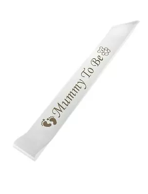 MUMMY TO BE  Baby Shower / Gender Reveal Party -Sash For The Mum To Be. FREE P&P • £3.99