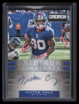 2012 Gridiron Gridiron Signatures 36 Victor Cruz Auto 1/5 FADED • $39.99