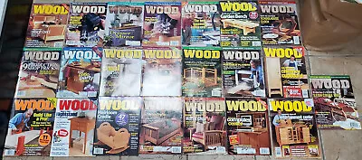 Lot Of 22 Vintage Better Homes And Gardens WOOD Magazines 1990s 2000s Woodworker • $39.50