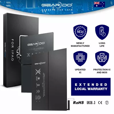 $57.79 • Buy Geardo Battery Replacement For IPad 2 3 4 5 6 Air 2 Pro 9.7 12.9 10.5 10.2 Mini