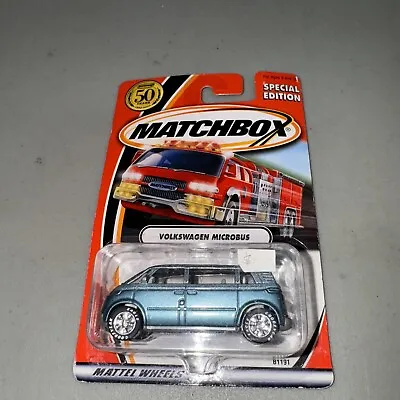 2002 Matchbox Volkswagen Microbus LIGHT BLUE | 50th | SPECIAL EDITION | New • $4.27