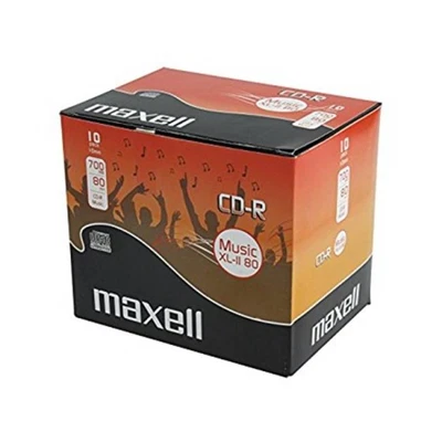£14.67 • Buy Maxell Music XL-II 80, 10 Pack Of 80 Minute Audio Only CD-R Discs 700MB (624880)