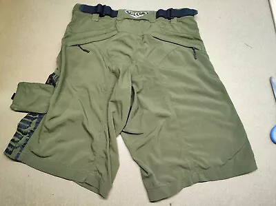 Oakley Factory Pilot Mens Cargo Pants Size M Military Green Vintage Nylon Hiking • $49.95