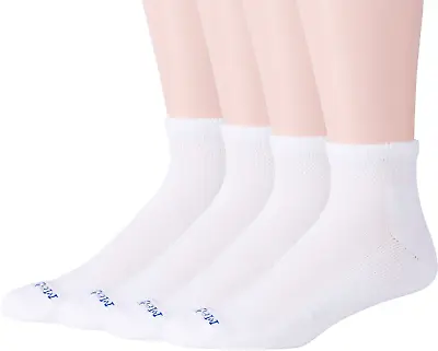 MediPEDS Men's 8 Pack Diabetic Quarter Socks With Non-Binding Top • $28.89