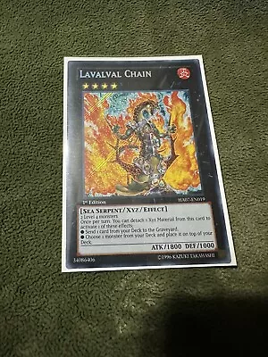 Lavalval Chain Secret Rare HA07-EN019 1st Edition • $9.99