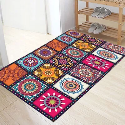 £10.49 • Buy Bohemia Non Slip Hall Runner Rugs Hallway Rug Kitchen Carpet Floor Mat Washable