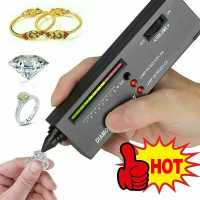 £11.06 • Buy Diamond Gold Silver Tester Selector Gemstone Testing Digital Kit Tool E9V1
