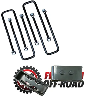 2” Rear Lift Blocks + Extended U-Bolts For 2004-2023 Ford F150 Freedom Offroad • $90