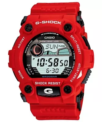 Casio G-Shock Digital Mens Red Moon Tide Graph Watch G7900A-4 G-7900A-4DR • $123.85