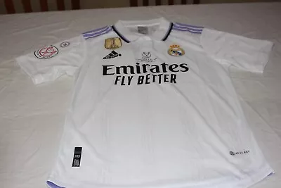 T-Shirt Real Madrid Of Cup Final Of The King 2023 Brand Adidas Size M • £45.12